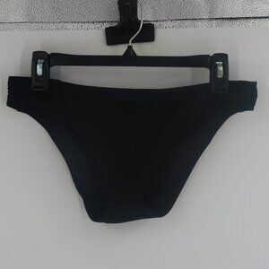 Shade and Shore Women's Black Bikini Bottoms Size Large NWOT